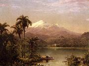 Frederic Edwin Church Tamaca Palms oil painting on canvas